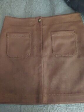The LOFT brown Suede Mini